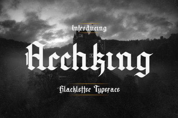 Archking: A Modern Blackletter for Contemporary Design