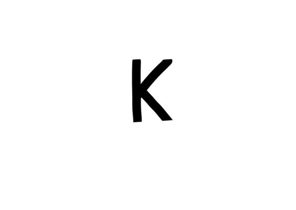 Black Letter K Craft Design: A Versatile Asset for Modern Creators