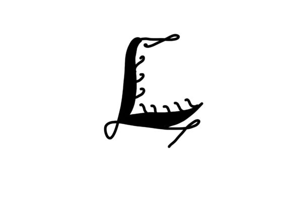 Black Letter L Craft Design Graphic: A Versatile Asset for Creative Projects