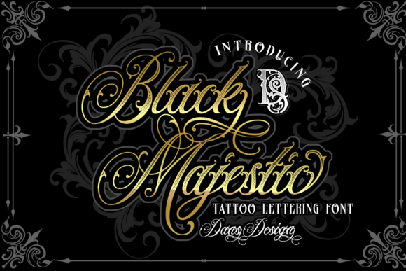 Black Majestic: Elevating Bold Designs with Gothic Precision