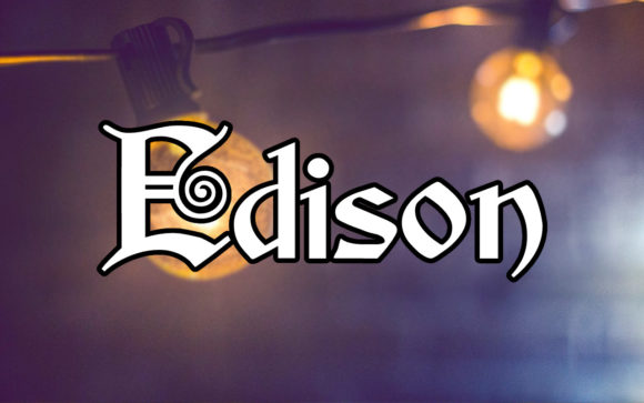 Edison: Elevating Design with Bold Blackletter Typography