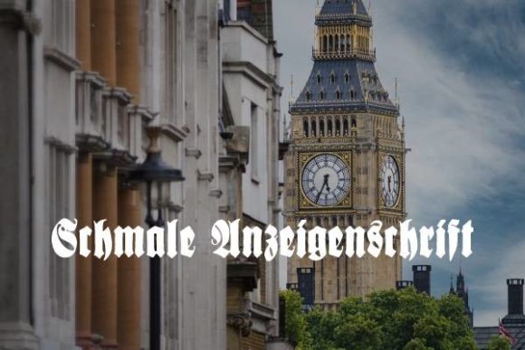 Evaluating Schmale Anzeigenschrift for Gothic and Blackletter Design Projects