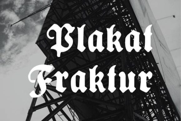 Plakat Fraktur: Mastering Gothic Boldness in Modern Design