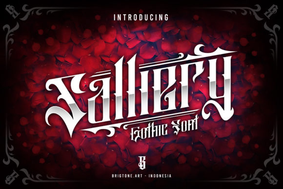 Salliery: Elevate Your Brand with Bold Blackletter Typography