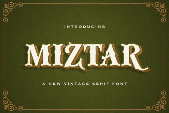 The Bold Impact of Miztar: A Vintage Blackletter for Modern Design