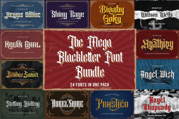 The Renaissance of Gothic Typography: Why The Mega Blackletter Font Bundle is Essential for Modern Designers