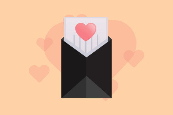 Wedding Black Letter Card