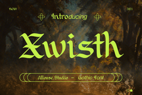 Xwisth: Elevating Design with a Cool, Elegant, and Imposing Blackletter Presence